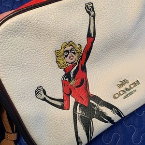 Genuine Coach Captain Marvel Crossbody - Limited Edition